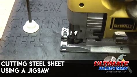 how do you cut sheet metal|cutting sheet metal with jigsaw.